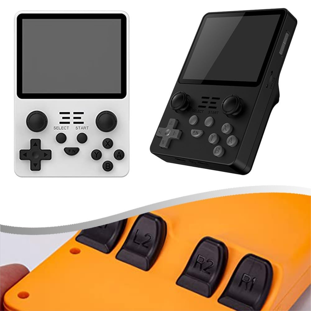 Per console portatile Powkiddy RGB20S retrò: 15.000 giochi integrati e display IPS! (16 GB + 64 GB nero)