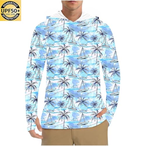 Men Sun Protection Hoodie Long Sleeve Sun Protection Hoodie Lightweight Rash Guard Outdoor Fishing Running Rash Guard2