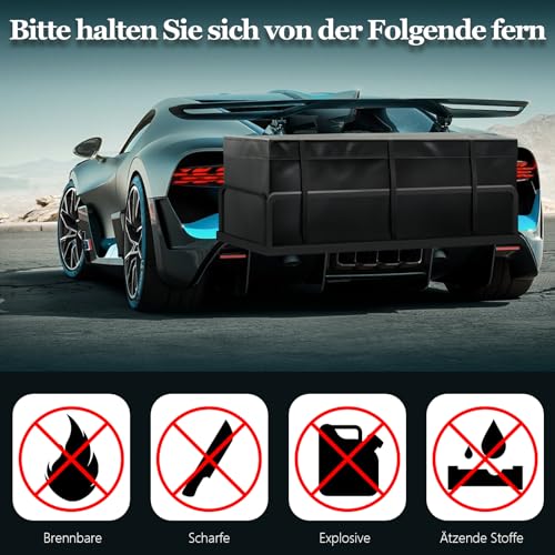 Signstek Heckbox für Anhängerkupplung Auto Hintere Erweiterbare Gepäcktasche - wasserdichte, haltbare und weiche Transporttasche 417 L, 500 D PVC Tarpulin, für Familie, Outdoor, Wochenendausflug usw.