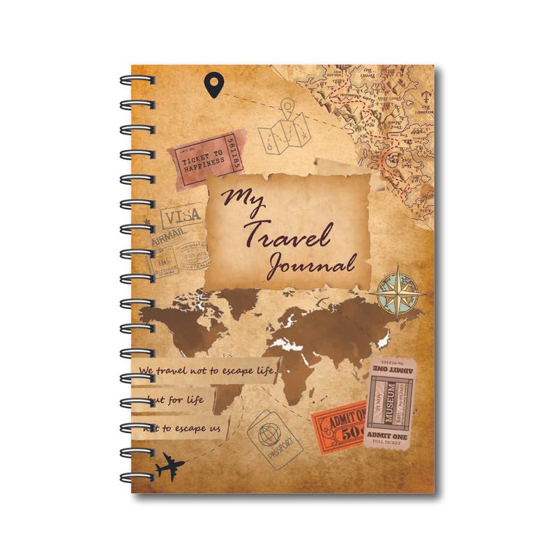 the sfs store Travel Journal (Travel Diary, Travel Journal, Scrapbook Journal) -100pages