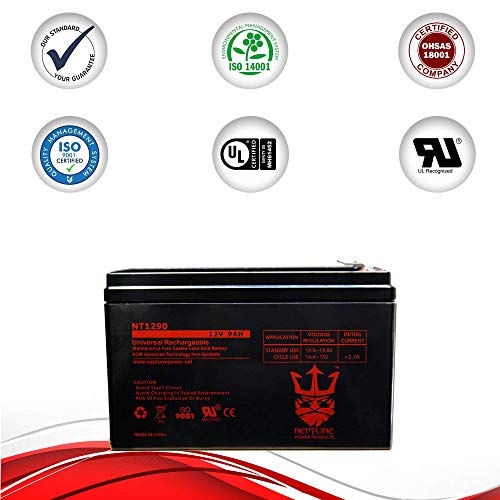 Neptune Replacement Razor Ground Force Version 13+ Battery Upgrade 12V 9Ah - 2 Pack #TOP4