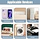 6 Stück Strahlenschutz Handy Aufkleber, EMF Schutz Abschirmung Strahlung, BlockerAnti-Strahlung Aufkleber, geeignet für Handys, Tablets, Notebooks und andere elektronische Geräte(Golden+Silber)