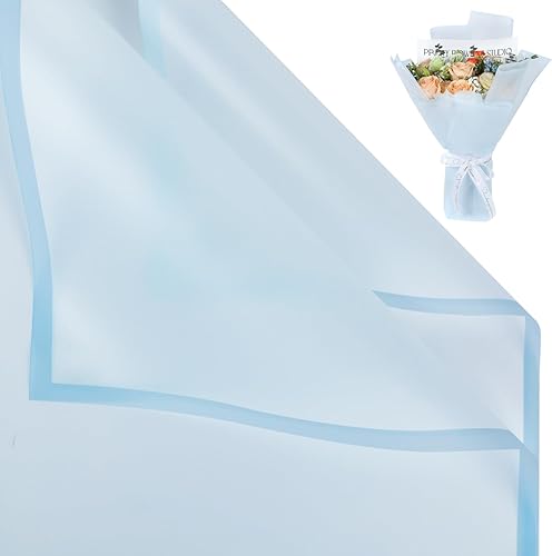 Miniatura 7 de Papel de regalo de flores de 20 hojas, papel de regalo de ramo floral impermeable, suministros de floristería, papel de embalaje para regalo de