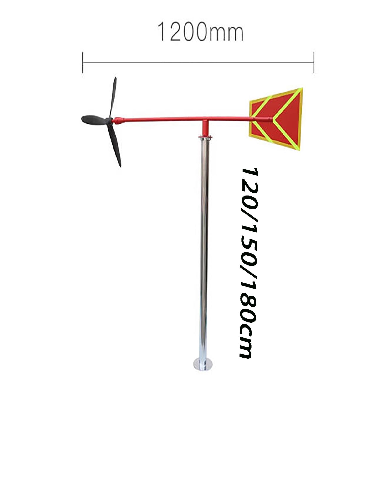 Odblaskowy wiatrowskaz w kształcie pasa, Spiralna świecąca odblaskowa wiatrowskaz w wielu rozmiarach(Luminous 150cm)