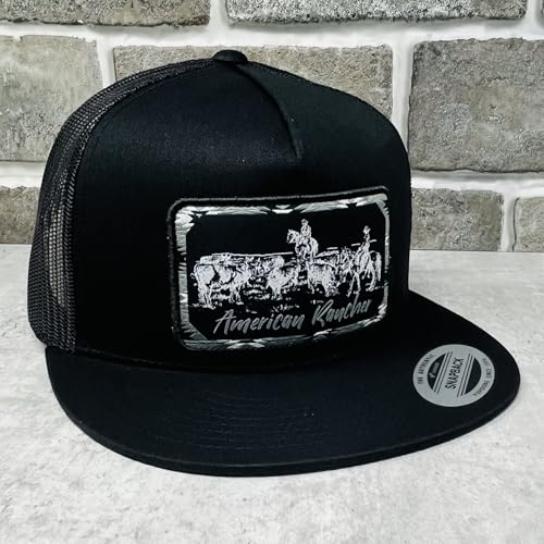 Image of Vexil American Rancher Adjustable Snapback Western Lifestyle Rodeo Southwest Inspired Meshback Hat