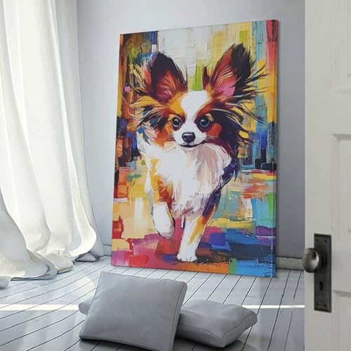 Impression sur toile papillon chien de qualité artistique supérieure - 3