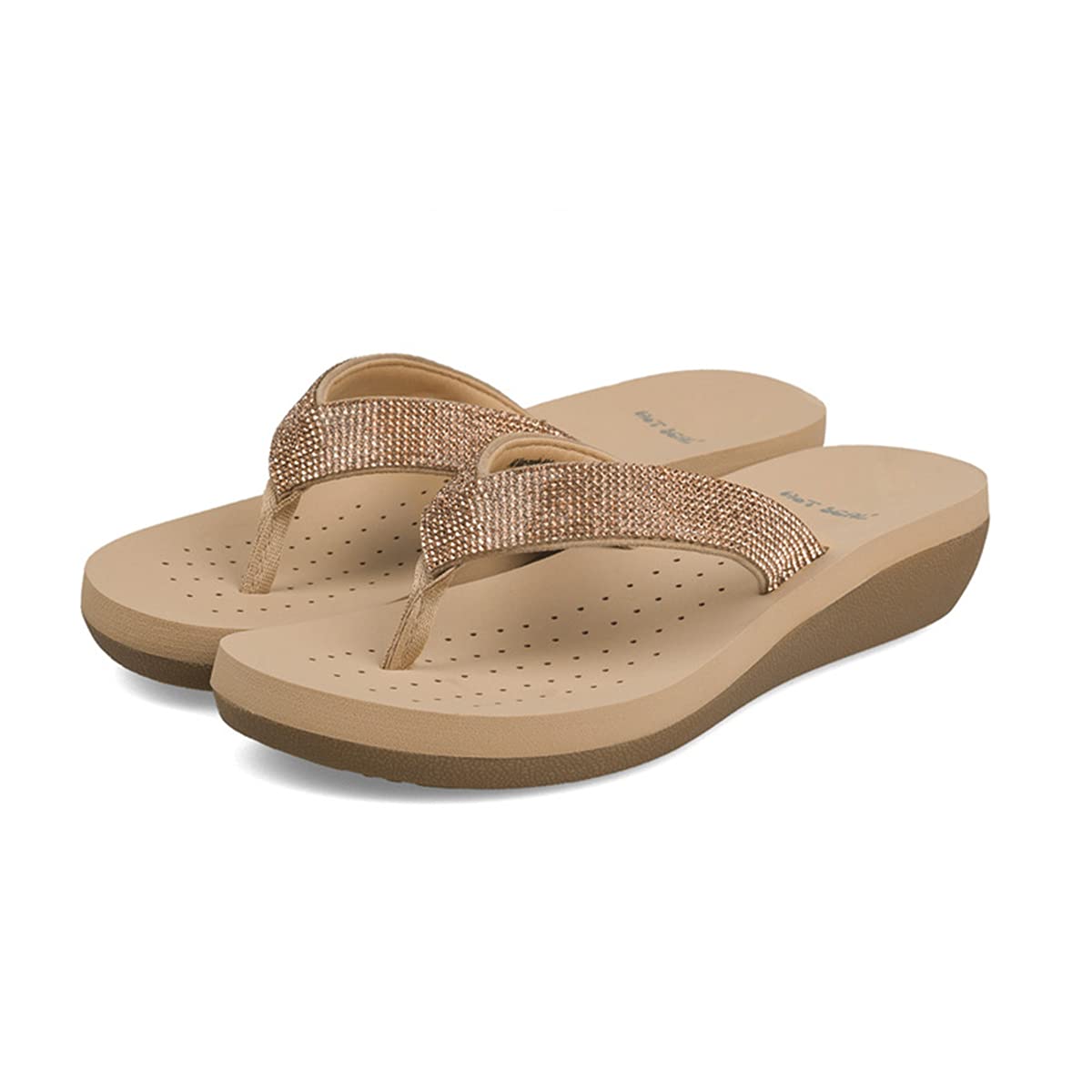 DEBAIJIA Chanclas Mujer Sandalias Flip Flop Verano Playa Piscina Interior Exterior Comodas Sandalias De DedoDucha Sandalias