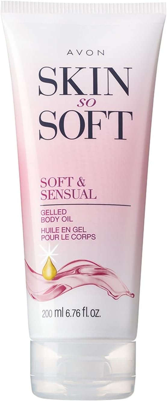 Skin So Soft Soft & Sensual Gelled Body Oil for Dry & Sensitive Skin โ Hydrating Body Moisturizer with Argan Oil for Glowing Skin โ Non-Greasy Floral Scented Gel, 6.76 fl oz