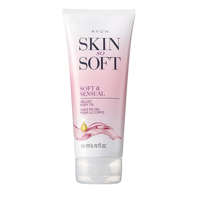 Avon Skin So Soft Gelled Body Oil Soft & Sensual 6.7 fl. oz. (Pink) Beauty