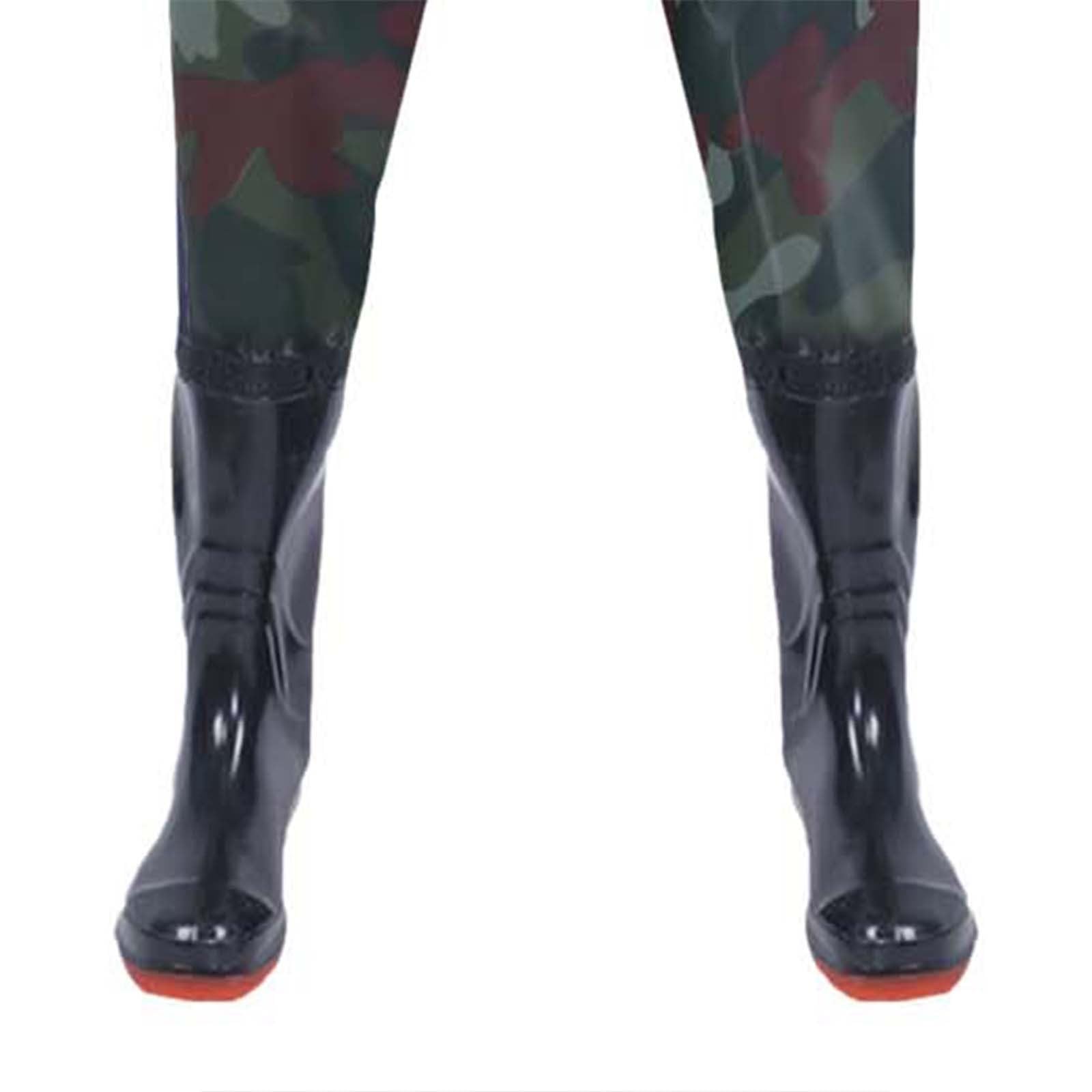 Wathose für Herren und Damen, Jagd-Brusthose mit Stiefeln, wasserdicht, atmungsaktiv, Wathose, leicht, Jagd-Wathose zum Waten, Fliegenfischen, Jagd, Schlammarbeit, Jn1, 42.5 EU