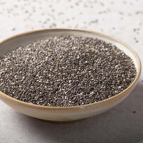 Wholefood Earth Chia Seeds 2 kg | GMO Free | Natural | High Fibre | High Protein