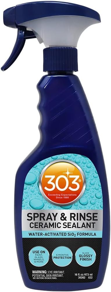 303 Products Spray and Rinse Ceramic Sealant - Water-Activated SiO2 Quick Ceramic Coating for Cars (473 ml)-picture-29