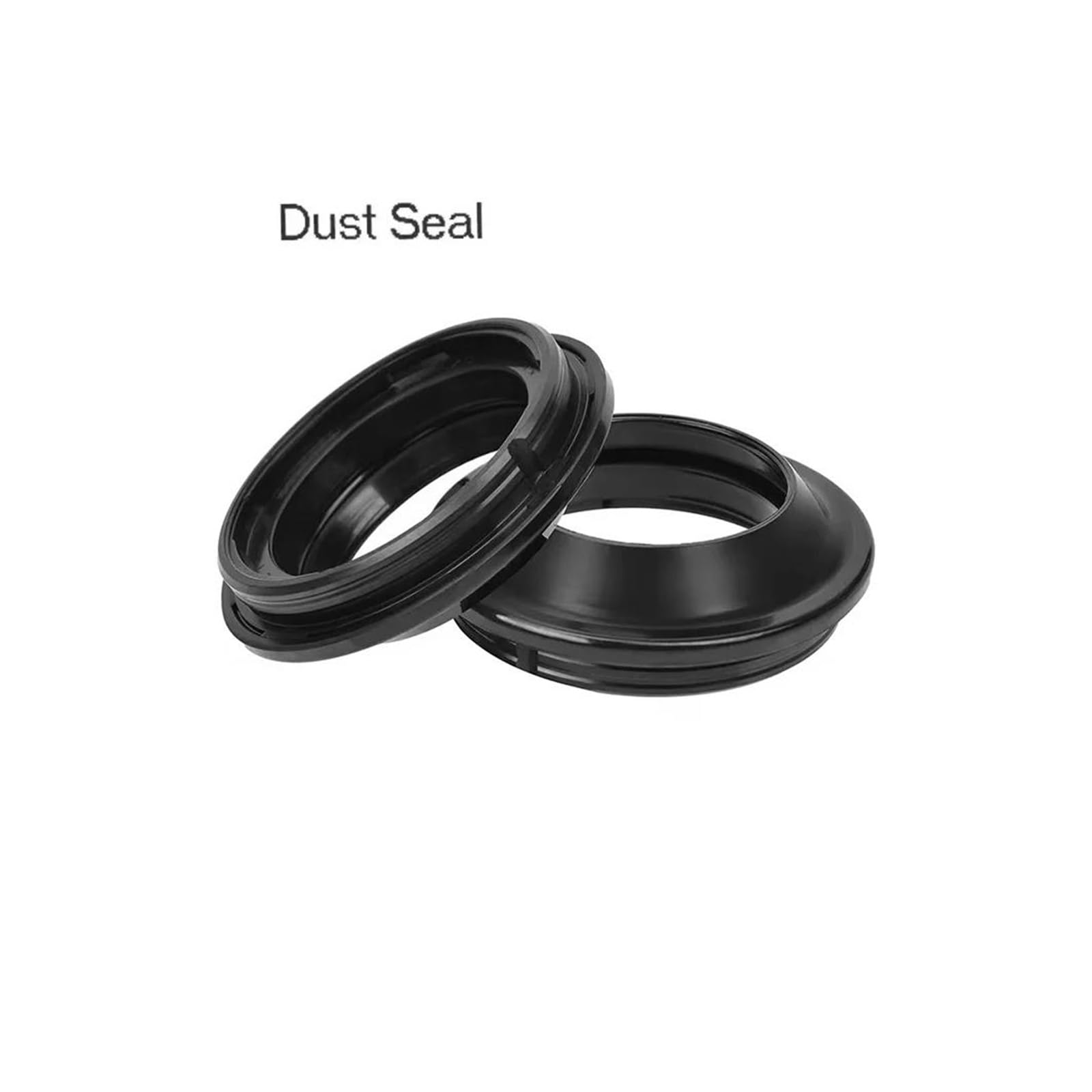 Couvercle Anti-poussière pour Joint D'huile De Fourche Avant, 33x45x8, pour Yamaha XV250 XV 250 Virago XV125 125(Black- 1 Set)
