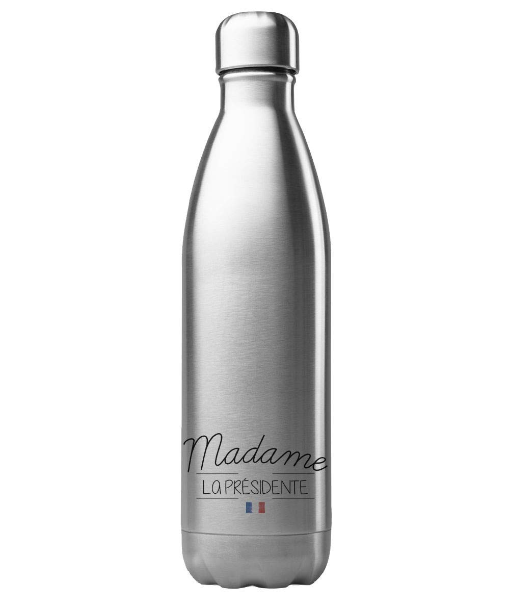 Borraccia termica in acciaio inox, 500 ml, stampata, citazione umoristica, motivo: bocce e pastaga, rif. G2301