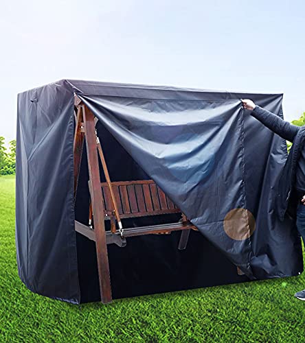 UCARE Outdoor Swing Covers Patio Garden Hammock Glider Cover Durable Waterproof UV Resistant Weather Protector Patio Furniture Cover (84.6x48.8x66.9inches/215x124x170cm)