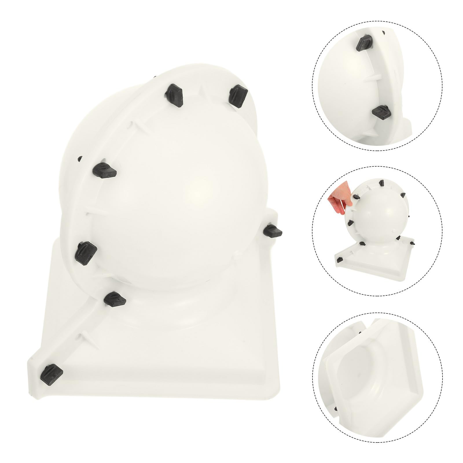 Moule Sphérique en Silicone 30 CM pour Décor Architectural, Moule à Boule pour Clôture de Jardin, Résine et Béton Soi-Même, Adapté aux Colonnes Romaines, Usage Couleur Aléatoire
