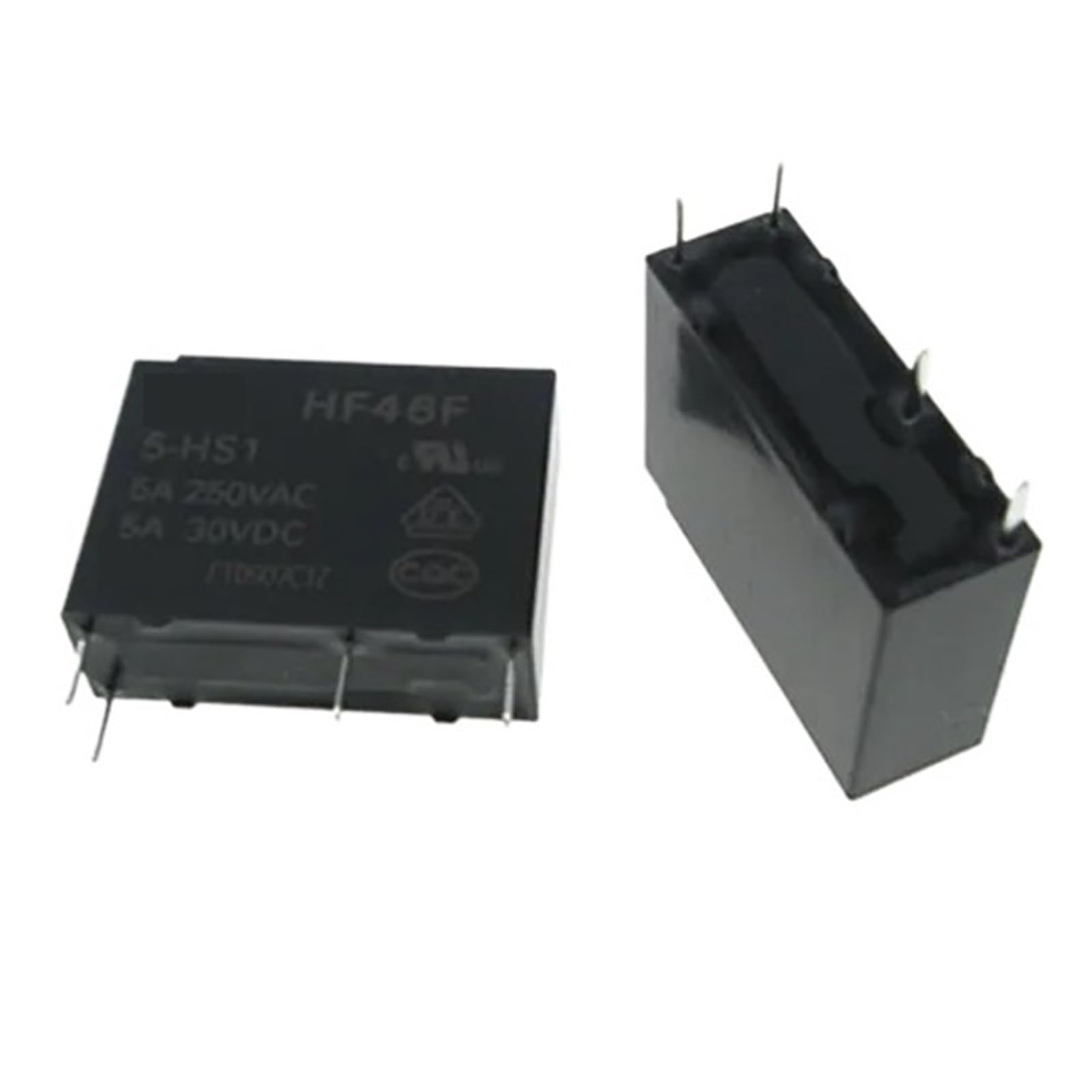 NWPNLXEA 5V Relay HF46F-5-HS1 HF46F 5-HS1 HF46F-005-HS1 HF46F 005-HS1 5V 5VDC DC5V 5A 250VAC 4PIN(100pcs)
