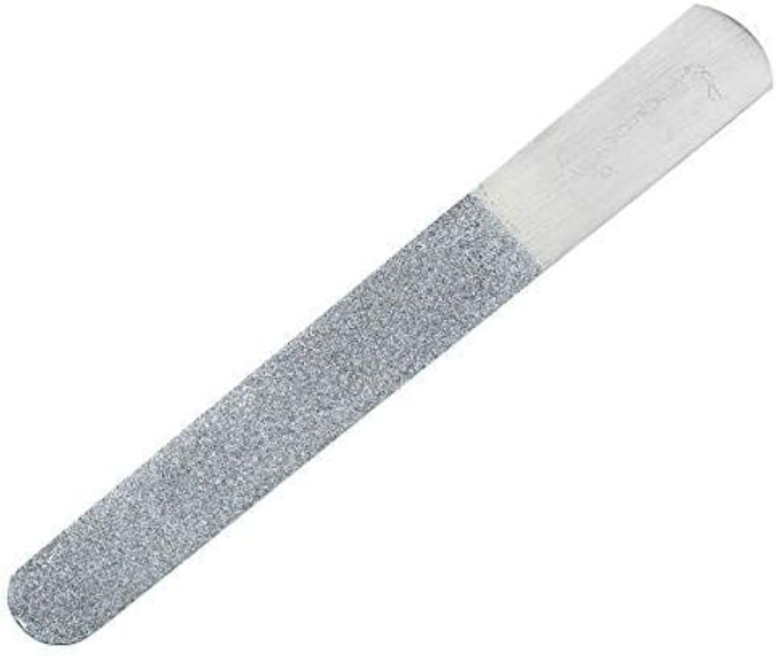 Professional Diamond Deb 8-Inch Foot Dresser Metal Nail File for Thick and Fungal Toenails, Emery Boards for Feet, Strong Metal Nail Files for Women and Men, Dog Claw File (Extra Coarse)