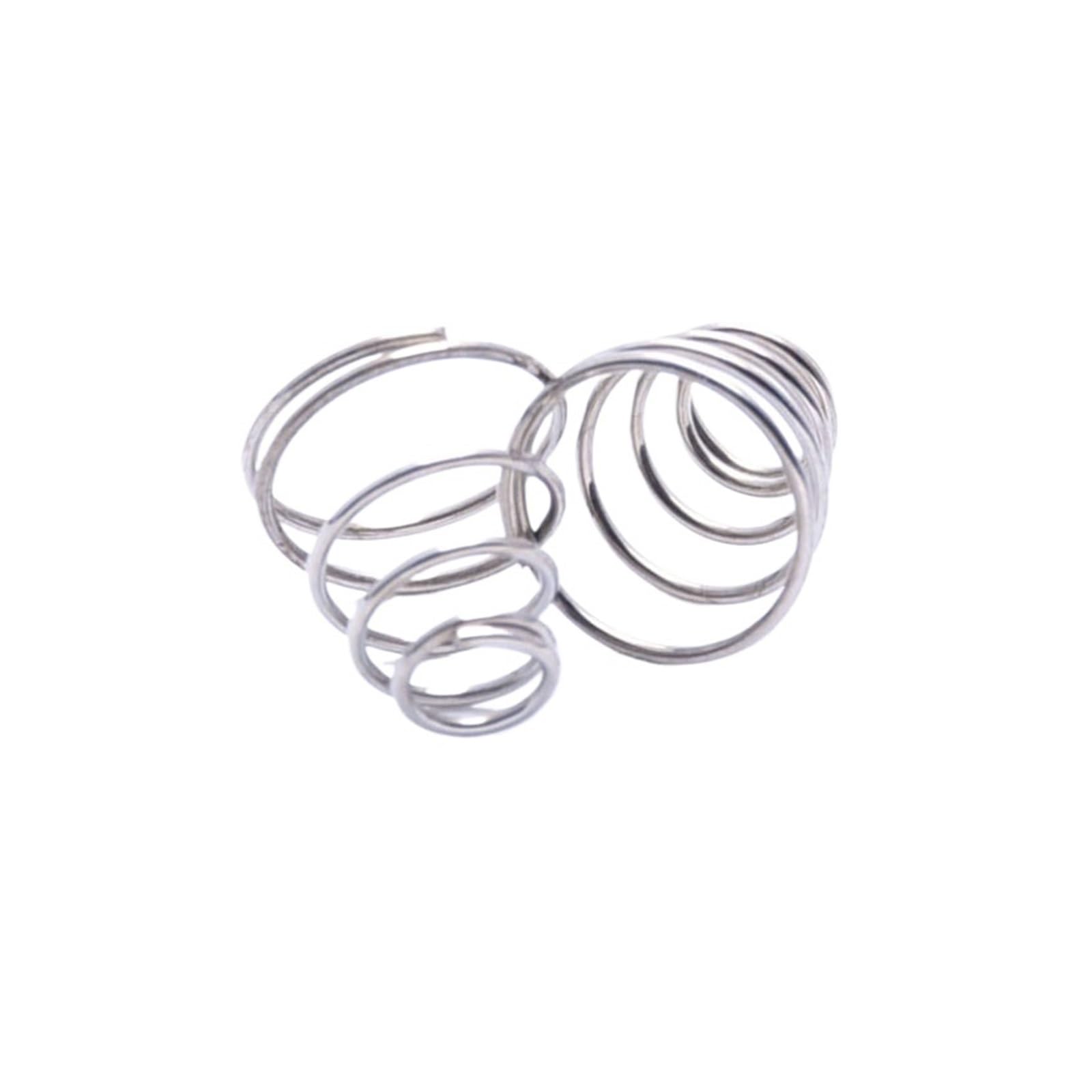 Aqxyrty 304 Stainless Steel Tower Springs Conical Cone Compression Spring Pressure Spring Taper Pressure Spring Wire Diameter 0.4-2mm (Size : 1x(12-22) x26-6, Color : 4Pcs)