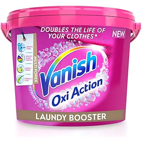 Vanish stain remover for clothes, Gold Oxi Action Powder l Stain Remover for clothes l Size: 2.4kg Cover