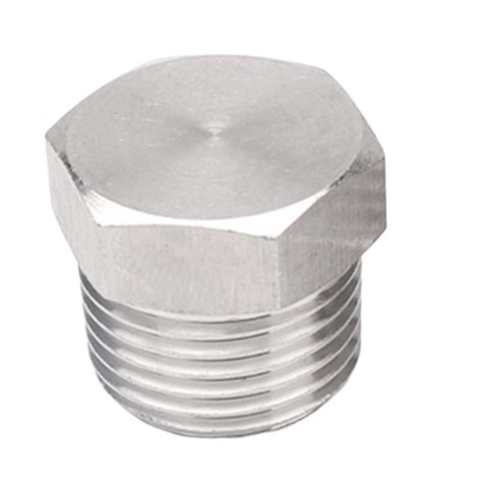 Tapa ciega de latón, Tapa Hexagonal de latón, Tapón de Extremo de Cabeza Hexagonal de Acero Inoxidable 304 con Rosca Macho NPT, Adaptador de conexión de tubería(1 1/4Inch)
