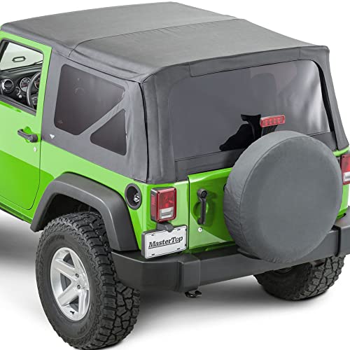 MasterTop Fabric Only Soft Top Fits Jeep Wrangler JK 2Door 20132018