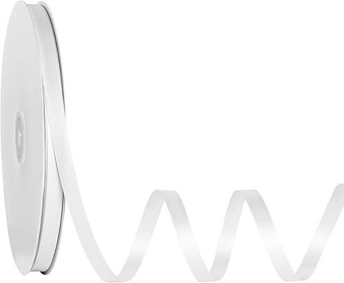 Miniatura 50 de LIUYAXI Cinta de Satén Dorada de Doble Cara 1/4" X 50 Yardas, Cintas Perfectas para Manualidades, Envoltura de Regalos, Fabricación de Lazos y Más