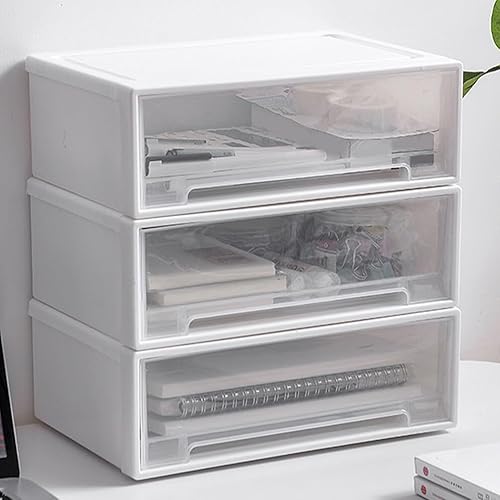 Miniatura 2 de Abaodam 1 Unidades de Baño Cosméticos Titular Maquillaje Exhibición Escritorio Cajones de Almacenamiento Apilables Cajones de Almacenamiento de