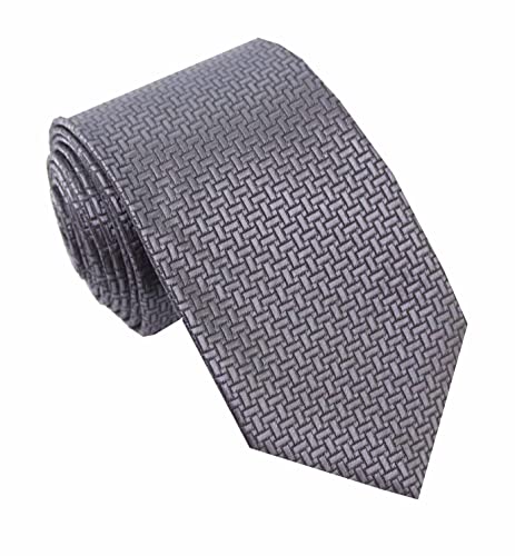 Image of TIE STUDIO Men's Necktie Pocket Square & Cufflink Set | Standard | Jacquard Fabric | Superior Stitching |