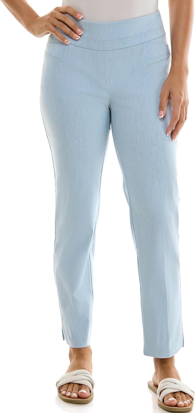 Zac & Rachel Women's Pull-on Ankle Length Pants with Millennium Fabric