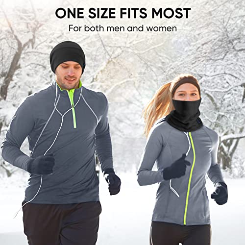 Image of TICONN Neck Gaiter Face Cover Scarf, Neck Warmer Breathable Sun & Wind-proof for Skiing Fishing Hiking Cycling