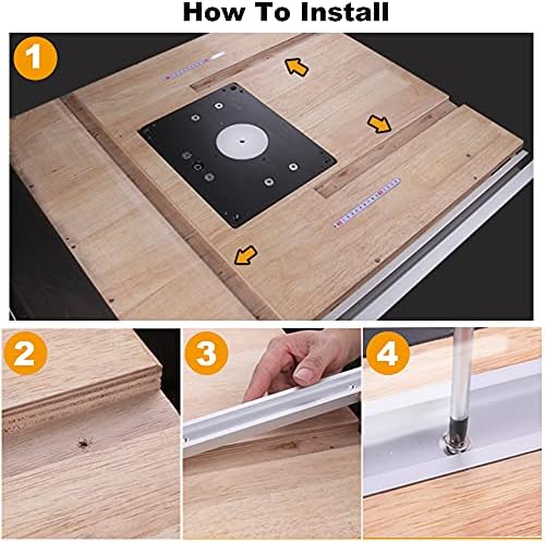 ANTHYTA T-Track 400 * 30mm T-Slot Rail Miter Rail T-Slot Rail Guide Rail T-Slot Aluminum Alloy T-Track with 3 Screws Jig Slot for Table Saw Router Woodworking