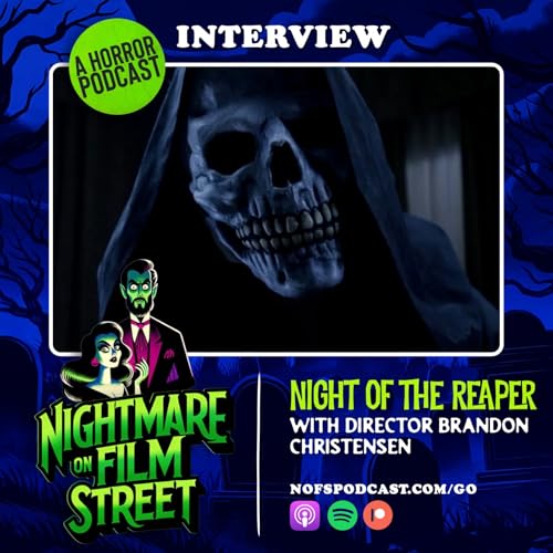 Page de couverture de Night of The Reaper (2025) Interview with Director Brandon Christensen