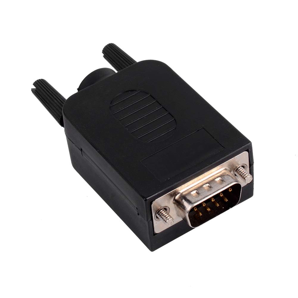 VGA Extender Converter Adapter Cat5/Cat6/RJ45, DB9 9-pins VGA 9 Pin Mannelijk naar RJ45 Vrouwelijke Netwerkkabel Connector 2Pack