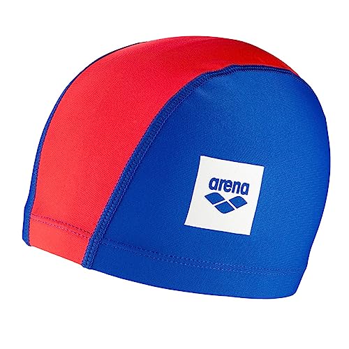 arena Unix II Junior Cuffia Unisex in Tessuto, Cuffia Piscina Bambino e Bambina, Cuffia Nuoto in Tessuto Elasticizzato...
