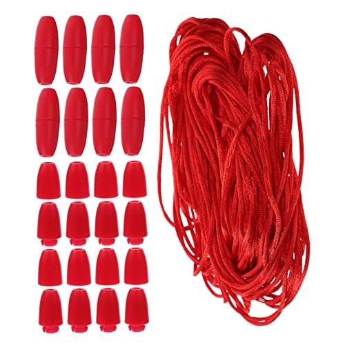 Housoutil DIY Rope Bracelet Kit Braided Nylon Cord Plastic Connection Buckle for Jewelry Making