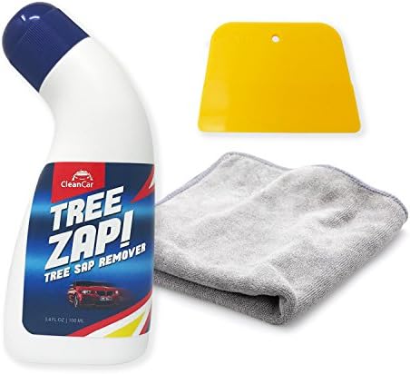 TREE ZAP! Tree Sap & Tar Remover Kit - Removes Tree Sap & Tar from Cars, Trucks, SUV's