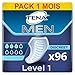 TENA Men Protections Absorbantes Niveau 1 Incontinence Homme - Pour Fuites Urinaires Légères - 96 Protections (Pack 1 mois)