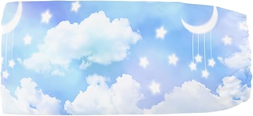 Miniatura 5 de Axolotl Moon Stars - Juego de ropa de cama para cuna para niñas, juego de cama de 3 piezas para cuna de bebé, juego de cama suave con edredón,