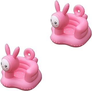 TOYANDONA Cadeira De Praia Inflável Para Crianças 2 Peças Verão Espreguiçadeira De Chão Para Bebê Sofá Chaise Sofá Para Crianças Cadeira De Chuveiro Infantil Cadeira De Bebê