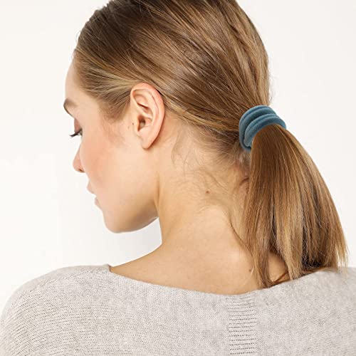 Image of Bessrung 100PCS Cool Color Seamless Elastic Hair Ties No Damage for Women