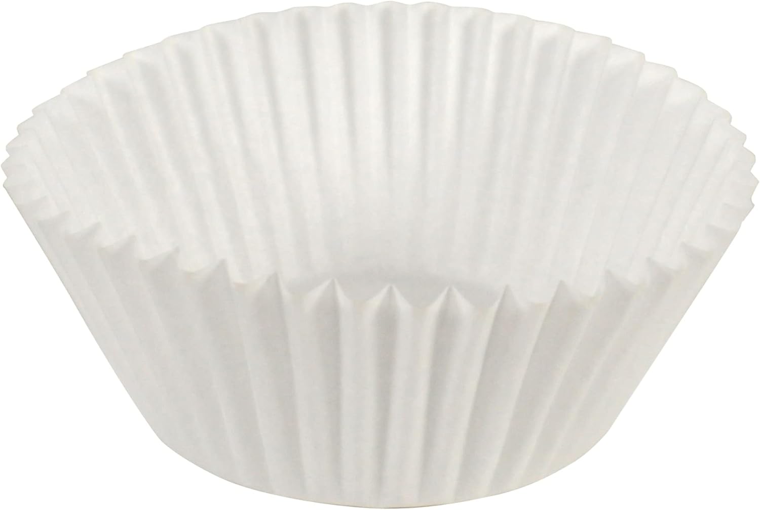 Hoffmaster Fluted Baking Cups, 41/2" x 2", White, Case Of