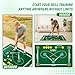 MUKESKY Hockey Training Mat, Non-Slip Quiet Hockey Training Equipment, Ball Control and Drag Ball Training Mat for Indoor and Outdoor Practice, Ideal Gift for Hockey Training Enthusiasts (59 * 35.4IN)