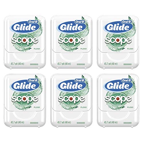 Glide Oral-B Dental Floss, Scope Flavor, 40M (Pack Of 6) #TOP6