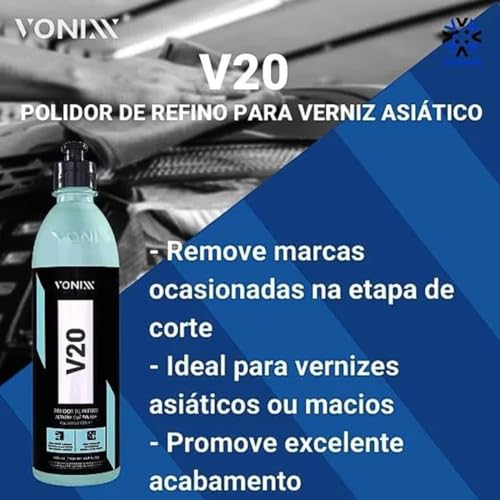V20 Polidor de Refino para Verniz Macio Composto Vonixx
