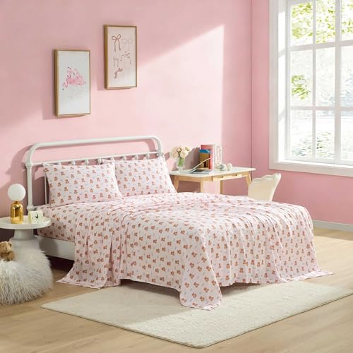 Betsey Johnson - Twin XL Sheet Set with Pillowcase, Deep Pockets