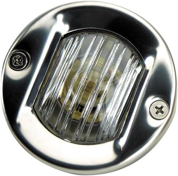 Whitecap Industries S-704C Round Flush Transom Light - 2-15/16"