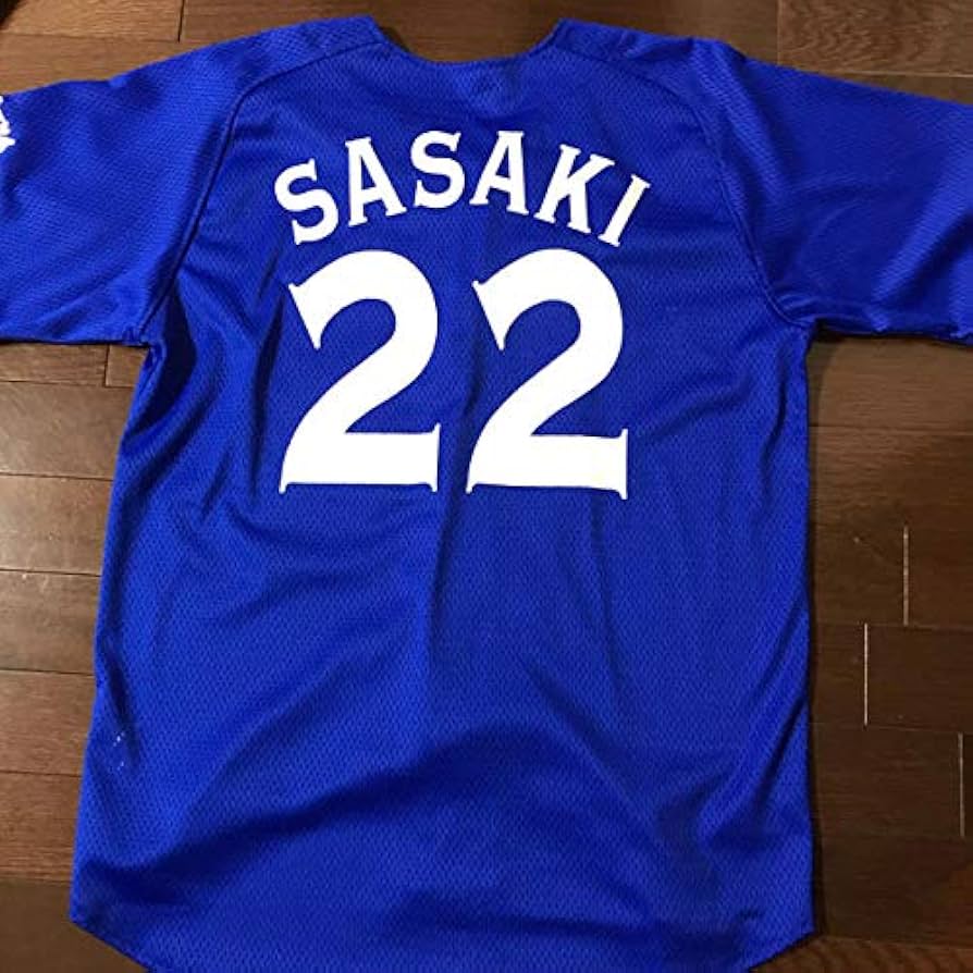 横浜ベイスターズ　佐々木主浩　ユニフォーム　Lサイズ（ビジター） 横浜ベイスターズ 佐々木主浩 ユニフォーム Lサイズ（ビジター