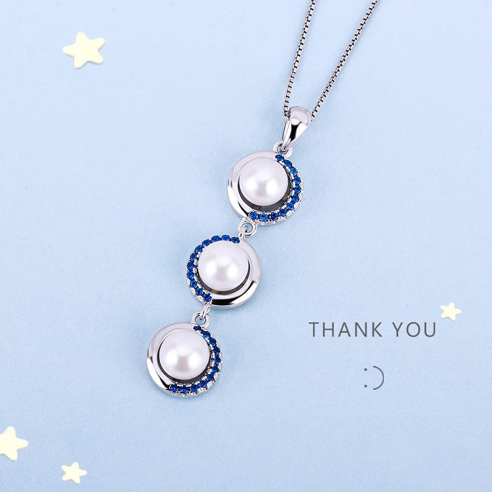 Trinity 3-Round CZ Bail Pendants for Pearl Jewelry Making Sterling Silver, Design Pendant Fitting for Fashion Jewelry - Image 5