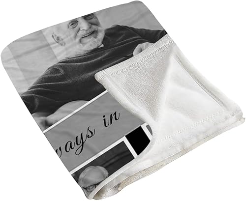 Miniatura 4 de Manta conmemorativa personalizada con imágenes, in Loving Memory, manta personalizada con fotos, regalo de condolencias, regalo de recuerdo, regalos